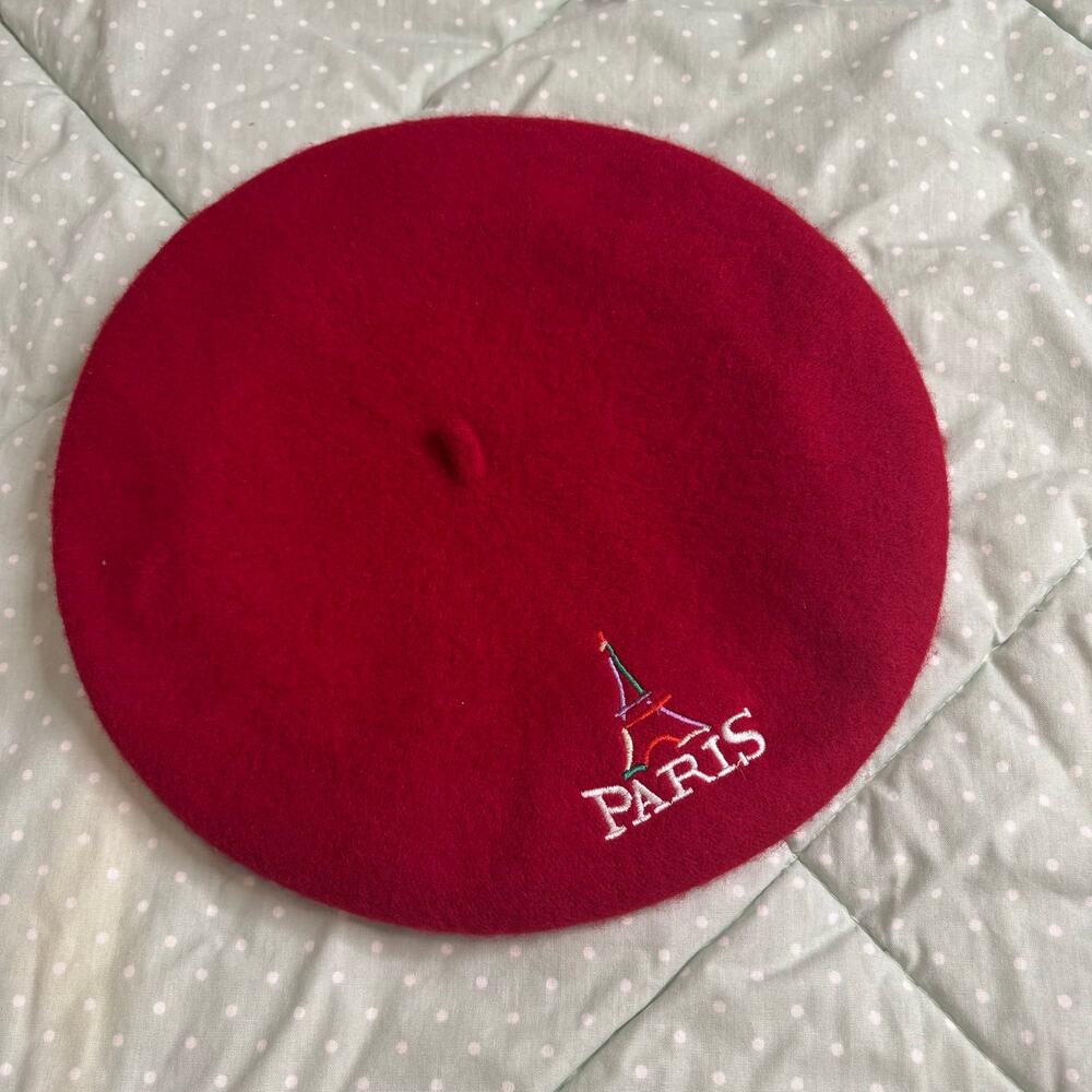 Red Paris Beret